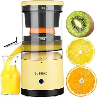 Electric Citrus Juicer - Rechargeable USB Juicer Machines for Orange, Lemon, Grapefruit
