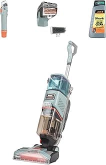 Shark CarpetXpert Deep Clean Carpet Cleaner with Built-In Stain & Spot Remover, 3 Tools & Full-Size Formula, Removes Dirt & Grime, Fast Drying, Lightweight & Portable, 2.3L. 960W, Grey, EX150UKCP