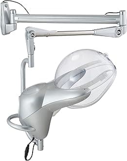 DIR Beauty Salon Hair Steamer, Hood Wall Mount Hair Treatment Steamer ION