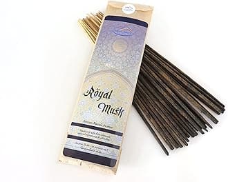 Aroma Valley Royal Musk Incense Sticks - Artisan Luxury Masala Incense - 50 Grams of Handcrafted Sticks