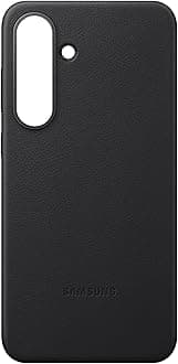 SAMSUNG Galaxy S25 FE Kindsuit Phone Case, Textured Feel, Chic Protective Cover, Soft Inner Lining, Elegant, US Version, Black