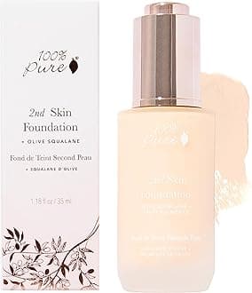 2nd Skin Lightweight Silky Serum Foundation Anti-Aging Face Makeup