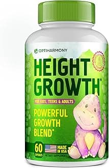 Height Growth Maximizer - Made in USA - Natural Height Increase Booster Supplement & Grow Taller Pills - Bone Growth for Adults, Teens & Kids - Vitamins for Boys & Girls to Get Taller
