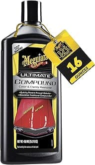 Meguiar's Wax Ultimate Compound 16 Oz,Black