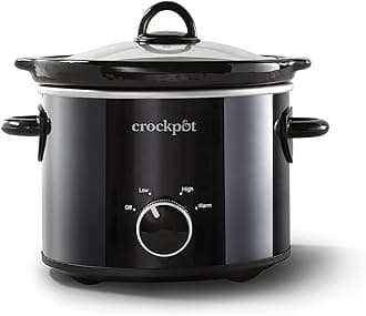 Crock-Pot 2-QT Round Manual Slow Cooker, Black
