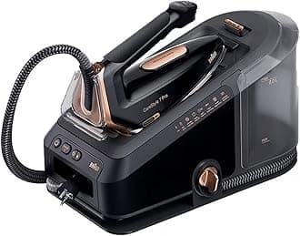 Braun CareStyle 7 Pro Steam Generator Iron with FreeGlide 3D Technology, Smart iCareMode, Ironing, Anti Drip, Detachable 2L Water Tank, Auto-Off, 2700 Watts, IS 7286 Black