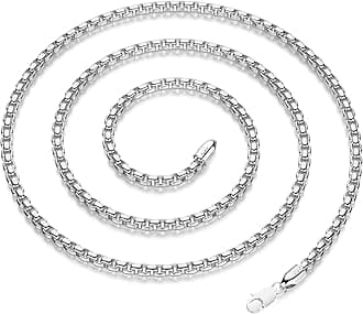 925 Sterling Silver Rope Chain Lobster Clasp 2.5mm Silver Chain for Men Women Silver Necklace Chain 16-30 Inches