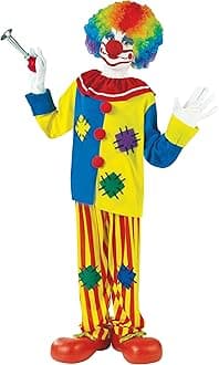 Fun World Big Top Clown Costume, Small 4-6, Multicolor