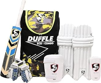 Eco KW Cricket Set | Complete Cricket Gear Set for Adult | Size 6 | Multicolor