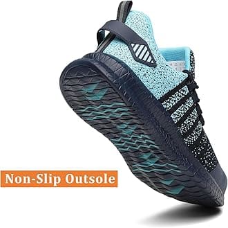 Steel Toe Shoes for Men and Women Comfortable Lightweight Work Safety Shoes Puncture Proof Slip Resistant Indestructible Sneakers Construction Work Utility Shoes Blue M12