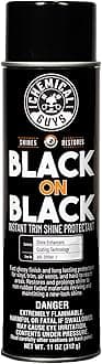 AIR_SPRAY_1 Black On Black Instant Trim Shine Exterior Spray Dressing & Protectant, (Safe for Cars, Trucks, SUVs, RVs, & More) 11 fl oz
