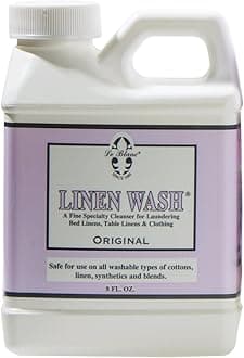 Le Blanc® Original Linen Wash® – Luxury Laundry Cleanser for Bed & Table Linens- 8 oz. (1 pack)