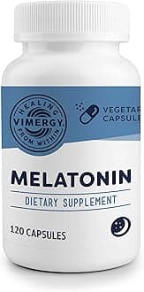Vimergy Melatonin – Natural Sleep Aid – Sleep Supplement – Helps You Fall Asleep Faster & Stay Asleep Longer - Non-GMO, Gluten-Free, Kosher, Soy-Free, Vegan, Paleo (120 Counts)