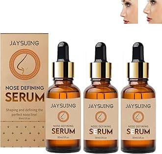 Rhinoplasty Serum, Z Nose Defining Serum, Nose Bone Remodeling Serum, Nose Defining Serum, Nose Lift Up Essential Oil, Nose Shrinker Shaper Serum (3 Pieces)