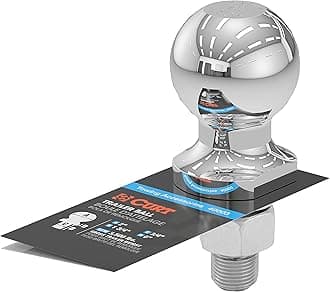 CURT 40003 2 In. Diameter Chrome Trailer Ball