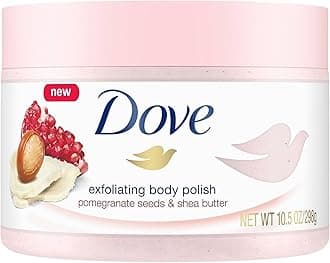 Dove Exfoliating Body Polish Body Scrub, Pomegranate and Shea, 10.5 Ounce