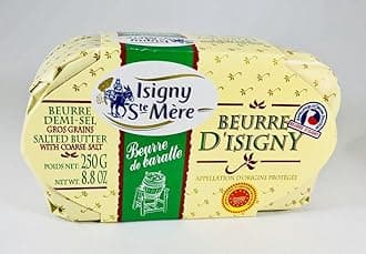 Beurre D'Isigny French AOP Butter with Coarse Sea Salt