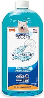 Nylabone Advanced Oral Care Pet Dental Water Additive, Liquid Tartar Remover & Breath Freshener for Dogs, Dog Teeth-Cleaning, Original Flavor, 32 oz.