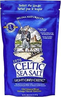 Celtic Sea Salt Kosher Certified Gluten Free Non-GMO Sea Salt for Cooking & Baking (16 Ounce (454 gram))