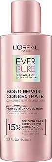 L'Oreal Paris EverPure Sulfate Free Bond Repair Pre Shampoo Hair Repair for Coloured, Bleached or Damaged Hair, 5.1 ml