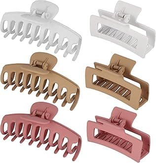 79STYLE Hair Clips For Women 24pcs Sectioning Alligator Hair Clips for Styling Professional Hair Salon Hair Clips Clamps Nonslip Grip and Wide Teeth Double Hinged (4Colors)