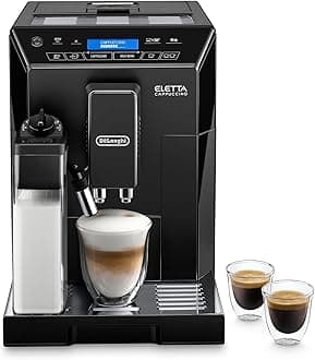 De'Longhi Eletta, Fully Automatic Bean to Cup Coffee Machine, Cappuccino and Espresso Maker, ECAM 44.660.B, 2 liters, Black