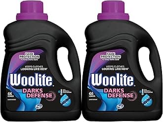 Woolite Darks Liquid Laundry Detergent, 66 Loads, Regular & HE Washers, Dark & Black Clothes & Jeans (Pack of 2)