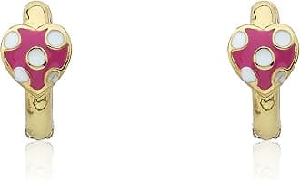 Kids Earring - 14k Gold-Plated Huggy Earring - Hypoallergenic And Nickel Free For Sensitive Ears