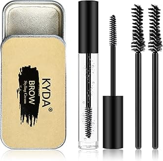KYDA Clear Brow Setting Gel&Eyebrow Soap Kit, Lasting Natural Eyebrow Holding Gel for Shapen, Setting&Fuller Brow Look, Enhance Brow Makeup