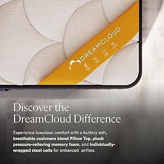 DreamCloud Premier Rest 16" Twin XL Mattress - Luxury Hybrid Memory Foam - 365 Night Trial - 8 Premium Pressure-Relieving Layers - Forever Warranty - CertiPUR-US Certified