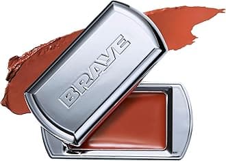 BRAYE LIPSLEEK | Blush for Cheeks & Lips, Korean Makeup Blush, Cool Lip and Cheek Balm, Vegan Cream, Lightweight w/Blendable & Buildable Makeup, Natural Look 02 RORTY 0.08oz