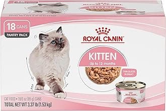 Feline Health Nutrition Kitten Thin Slices in Gravy Cat Food, 3 oz (Pack of 18)