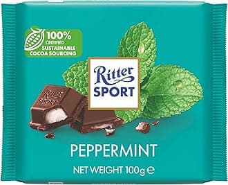 Peppermint Dark Chocolate Bar, 100g, Chocolate Sharing Bar