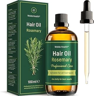 Rosemary Oil for Hair Strengthening - 3.38 Fl Oz, Nourishing Formula for All Hair Types