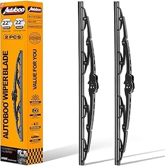 AUTOBOO 22"+22"Windshield Wipers Replacement for Ford F150 F250 F350 F450 F550 2021 2020 2019 2018 2017 2016 2015 2014 2013 2012 2011 2010 2009 -Original Factory Quality Wiper Blades (Pack of 2)