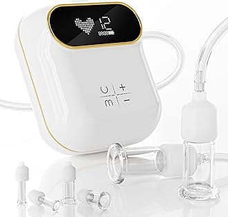 6 Piece Electric Glass Cupping Set 3 in 1 Gua Sha Face Massage Tools for Eyes and Neck 3 Sizes Vacuum Suction Cup to Reduce Cellulite and Swelling