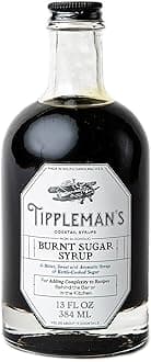 Burnt Sugar Syrup - Non-Alcoholic Burnt Sugar Cocktail Mixer - Complex Cocktail Syrup for Bartending and Recipes - All Natural Ingredients - Makes 26 Cocktails