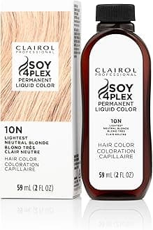 Clairol Professional Permanent Liquicolor for Blonde Hair Color, 10n Lightest Neutral Blonde, 2 oz