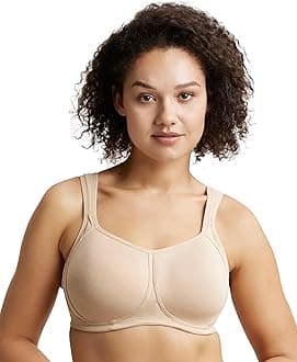 Jockey FE78 Women's Bra | Wirefree | Padded | Full Coverage with Broad Cushioned Strap | Super Combed Cotton Fabric