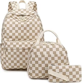 Teens Backpack Set Girls School Backpack Lunch Box Pencil Bags Student Bookbags 3 in 1