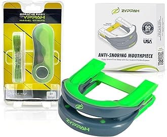 ZYPPAH Plus Pack Original & Nasal Strips for Snoring | Encourages Nose Breathing | Snore Guard & Nasal Breathing Strips Combo Pack | Snoring Solution to Sleep & Breathe Better Day or Night | Original