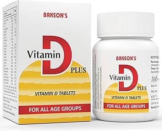 Vitamin D Plus, Promotes Calcium Absorption, Bone Health, Muscle Strength & Boosts Immunity | Comes With Vitamin A, B, C & E, | For All Age Group, 30 Tablets