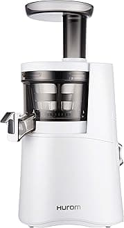 Hurom H-AA Renewed Slow Juicer - White | High Yield | Quiet 150 Watt Motor | BPA Free | 500ml (16.9oz) Chamber | Slow Squeeze | Quick & Easy Assembly | Cold Press Masticating Juicer