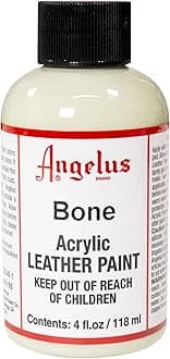 Angelus Acrylic Leather Paint, 4 oz., Bone