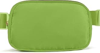 Belt Bag Zipper Fanny Pack Crossbody Bags for Women,Fashion Nylon Waist Packs, Water Repellent Two Way wear with Adjustable Strap Gifts for Teenage Girls Women Men(pistachio)