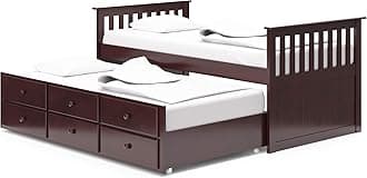 StorkCraft Marco Island Captain's Bed with Trundle and Drawers - Twin (Espresso)