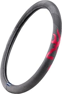 Browning, Traditional Flag Grip Steering Wheel-Universal Fit, Easy to Install For Car Truck Van SUV,Gray/Flag