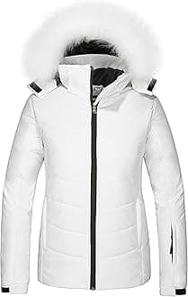 Skieer Women's Waterproof Ski Jacket Warm Puffer Jacket