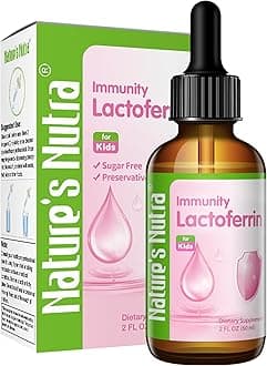 Lactoferrin, Premium Liquid Lactoferrin for Baby, Infant, Kids and Children, Non-GMO, Kosher, 2 Fl Oz (60ml)