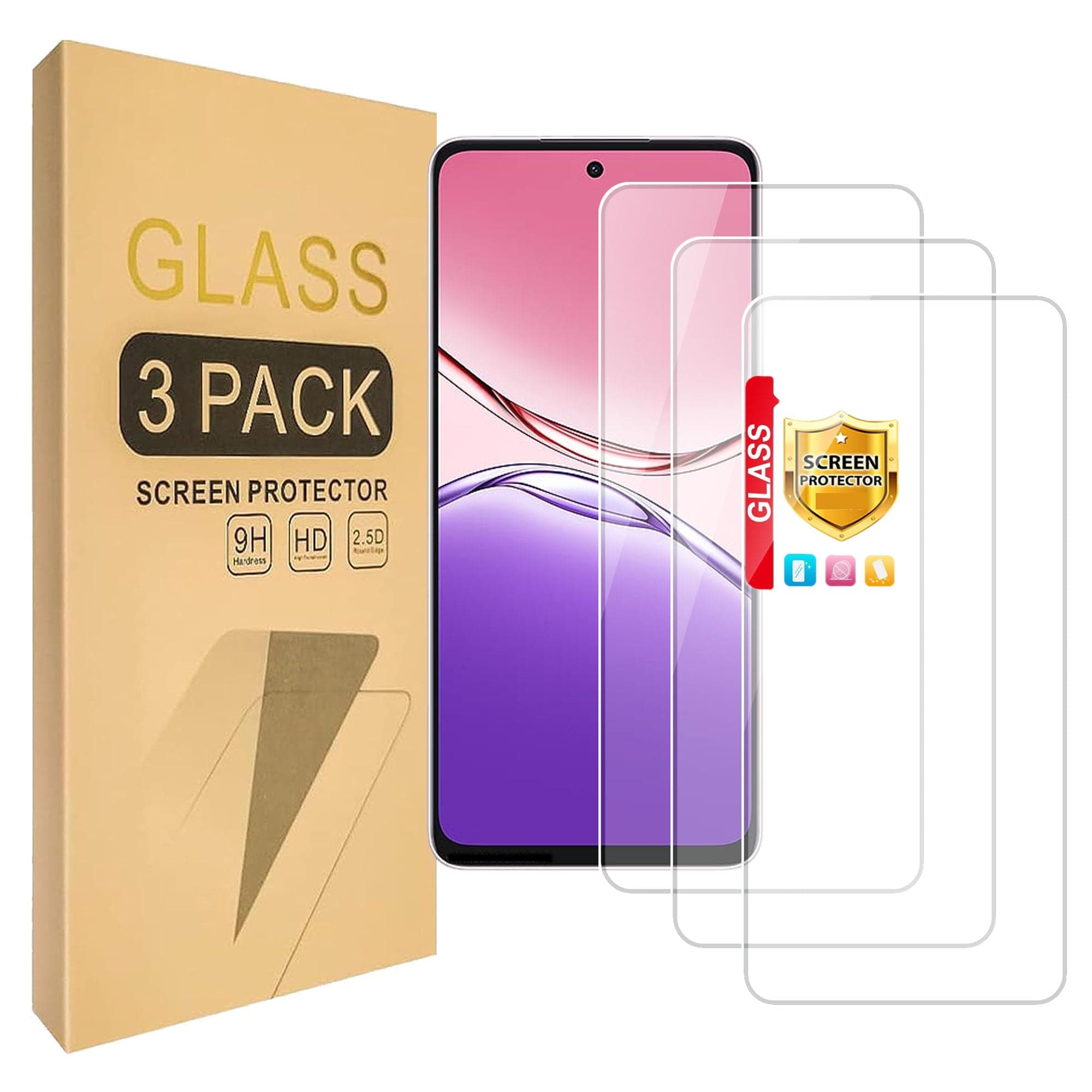 (3 Pack) Compatible for Benco S1s Screen Protector Tempered Glass,Case Friendly [9H Hardness][High definition Anti Scratch]